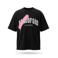 Overspray Signature Oversized Tee - Black