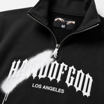 Overspray Quarter Zip - Black/White