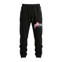 Overspray Sweatpants - Black/Pink