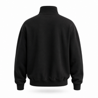 Overspray Quarter Zip - Black/White