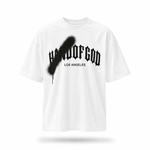 Overspray Oversized Tee - White/Black