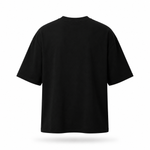 Overspray Signature Oversized Tee - Black/Hot Pink