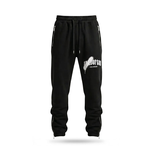 Overspray Sweatpants - Black/White